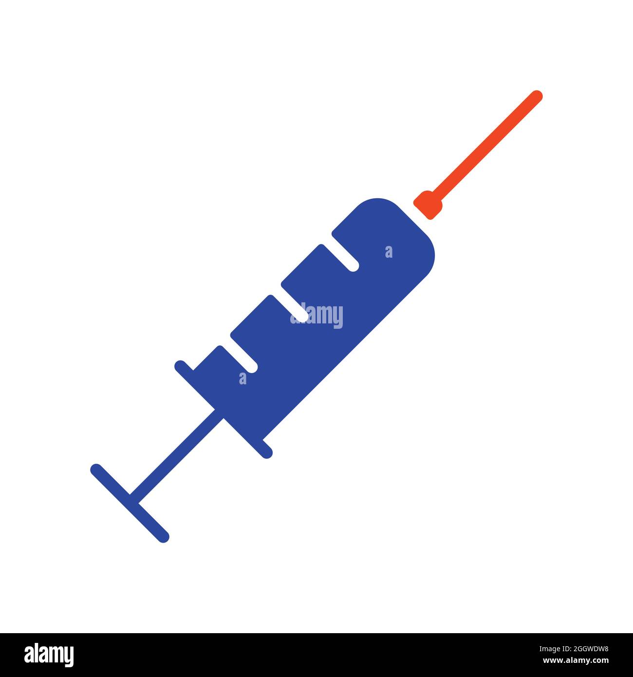 Syringe vector glyph icon. Medicine and healthcare, medical support ...