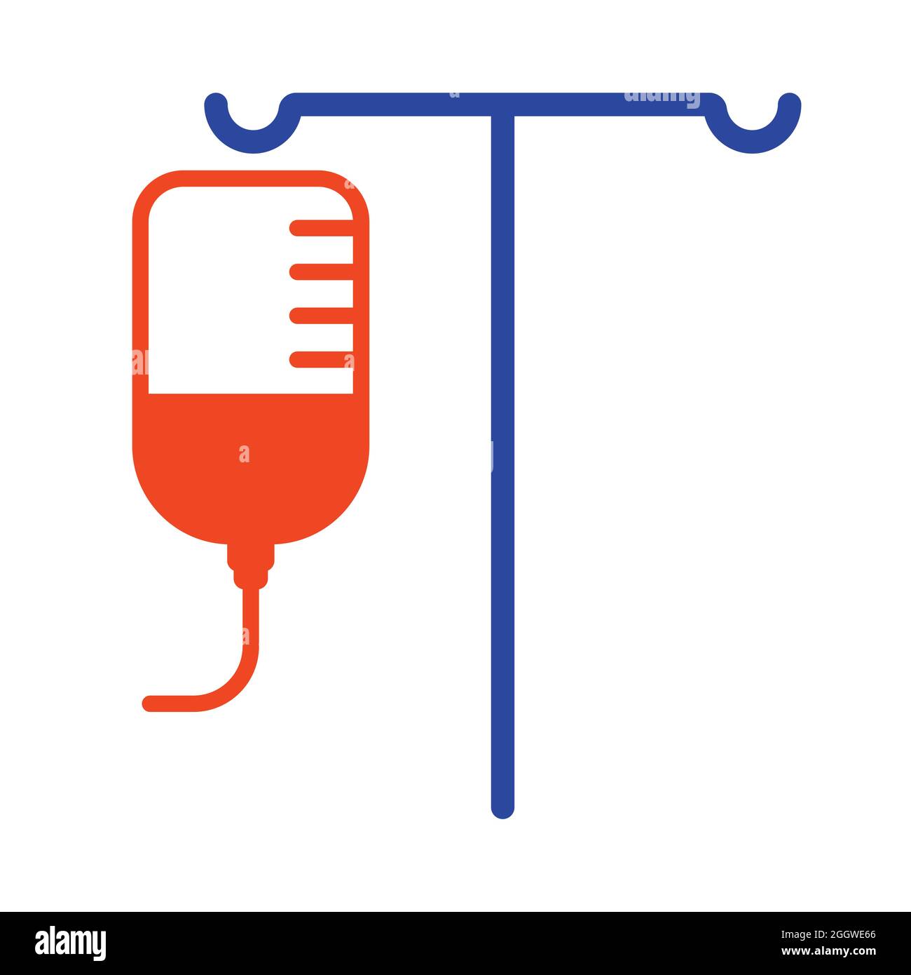 IV Stand vector glyph icon. Medicine and healthcare, medical support