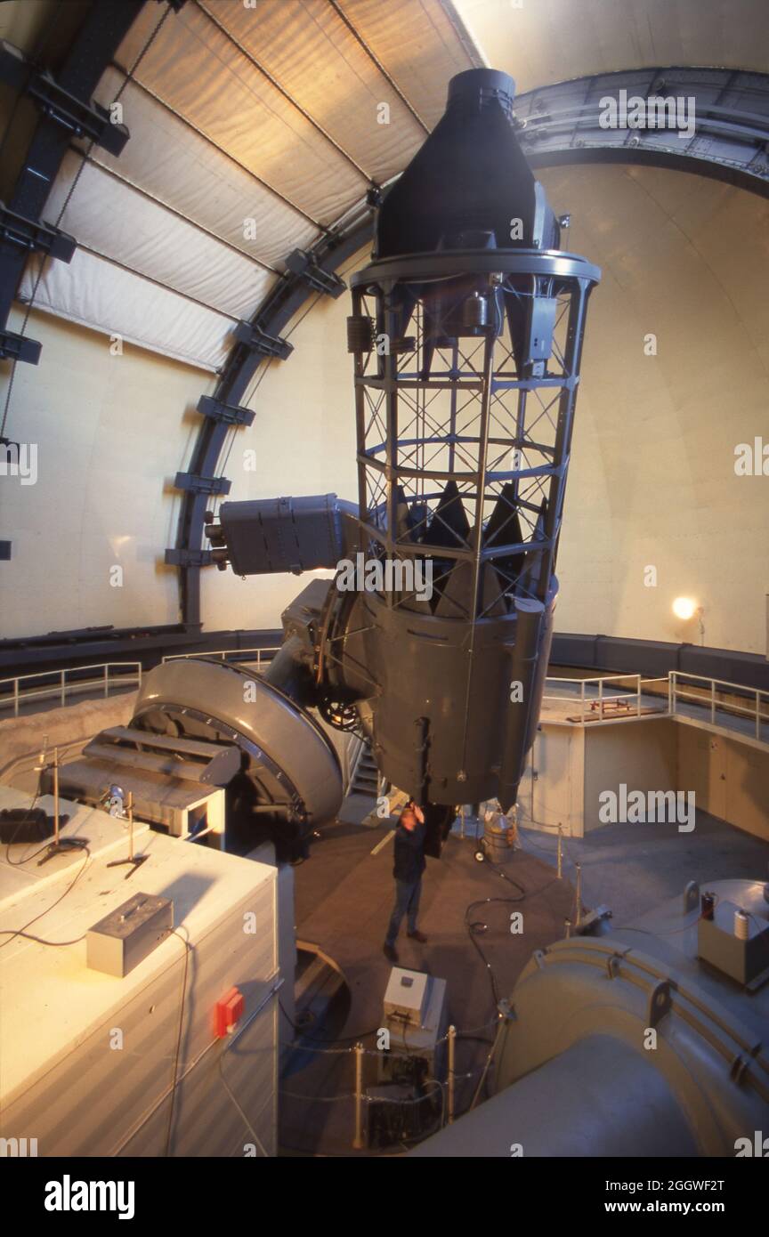 ©1991 McDonald Observatory in west Texas with 82" telescope dedicated