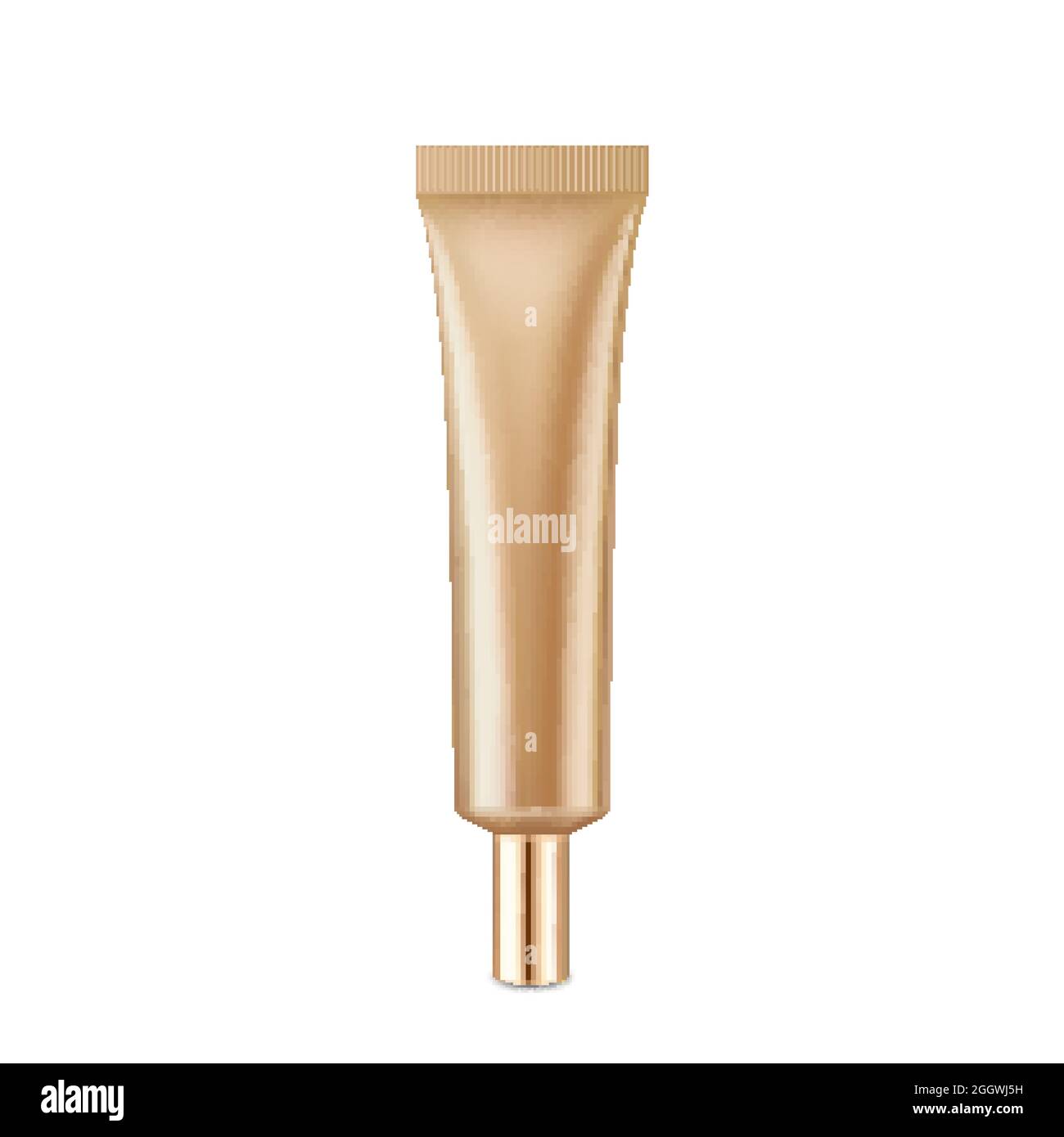 Make-up Beauty Cream Blank Tube Packaging Vector Stock Vector Image ...