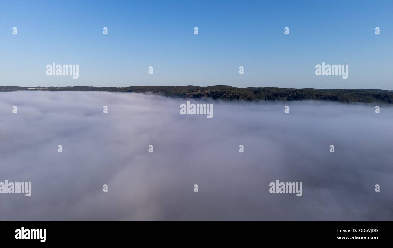 Top down aerial view vapor hi-res stock photography and images - Alamy