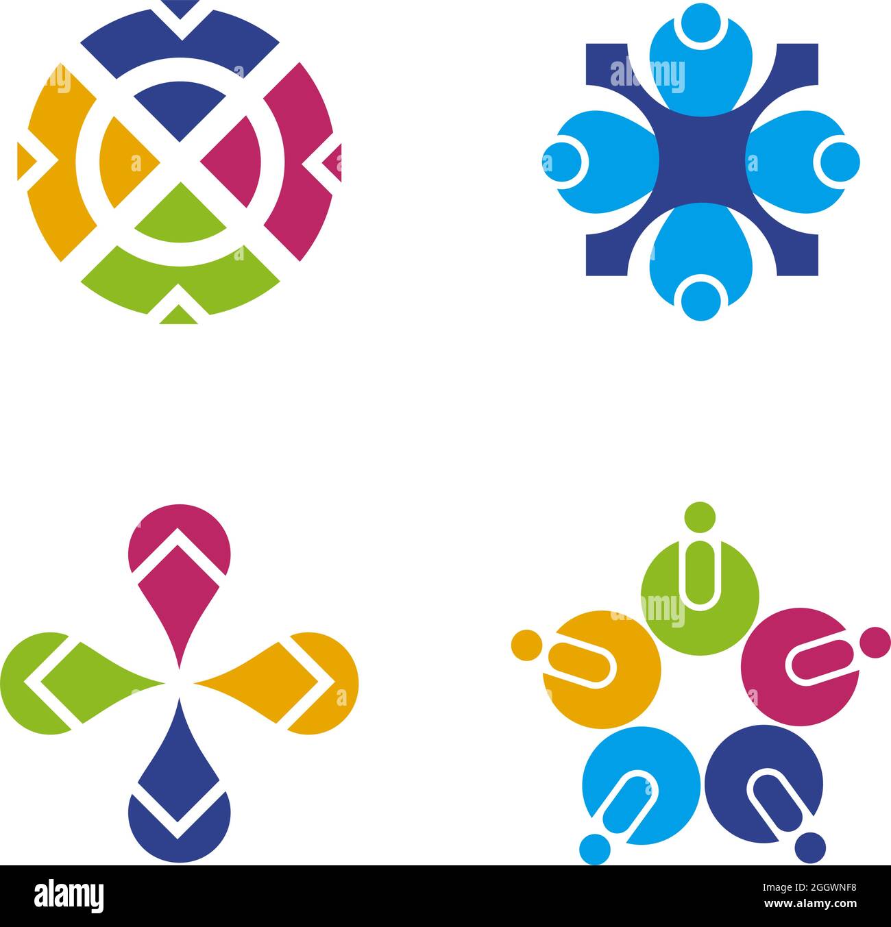 Community, adoption, care, teamwork logo design vector Stock Vector