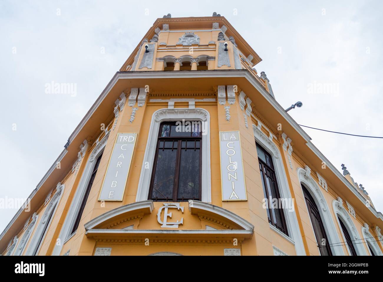 SANCTI SPIRITUS, CUBA - FEB 7, 2016: Colonia Espanola building in Sancti Spiritus, Cuba Stock Photo