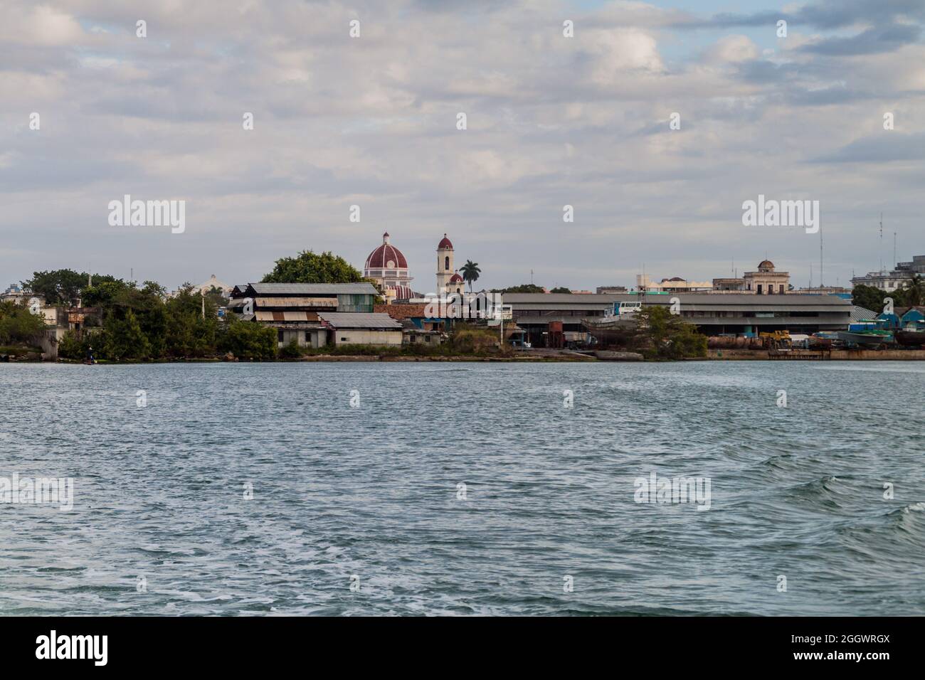 View of a port of Cienfuegos, Cuba Stock Photo Alamy