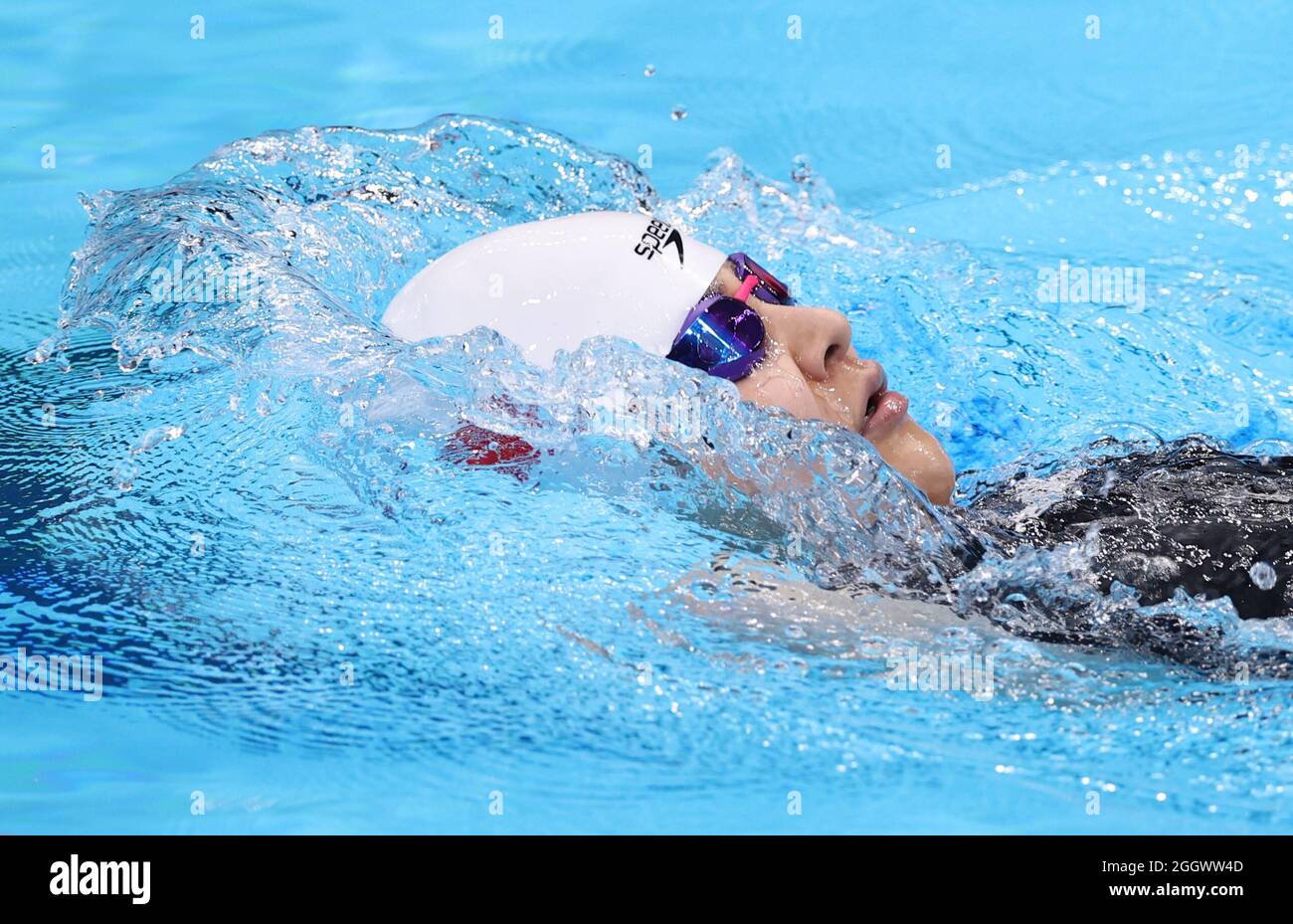 Tokyo, Japan. 3rd Sep, 2021. Lu Dong of China competes during the women ...