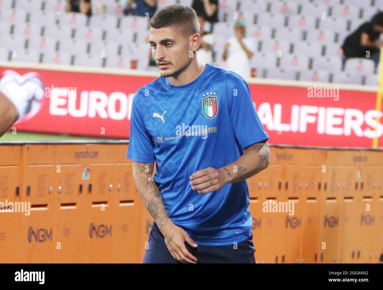 Marco Verratti Of Italy Before The Fifa World Cup Qatar 22 Qualifiers Group C Football Match Between Italy And Bulgaria On September 2 22 At Artemio Franchi Stadium In Firenze Italy Credit