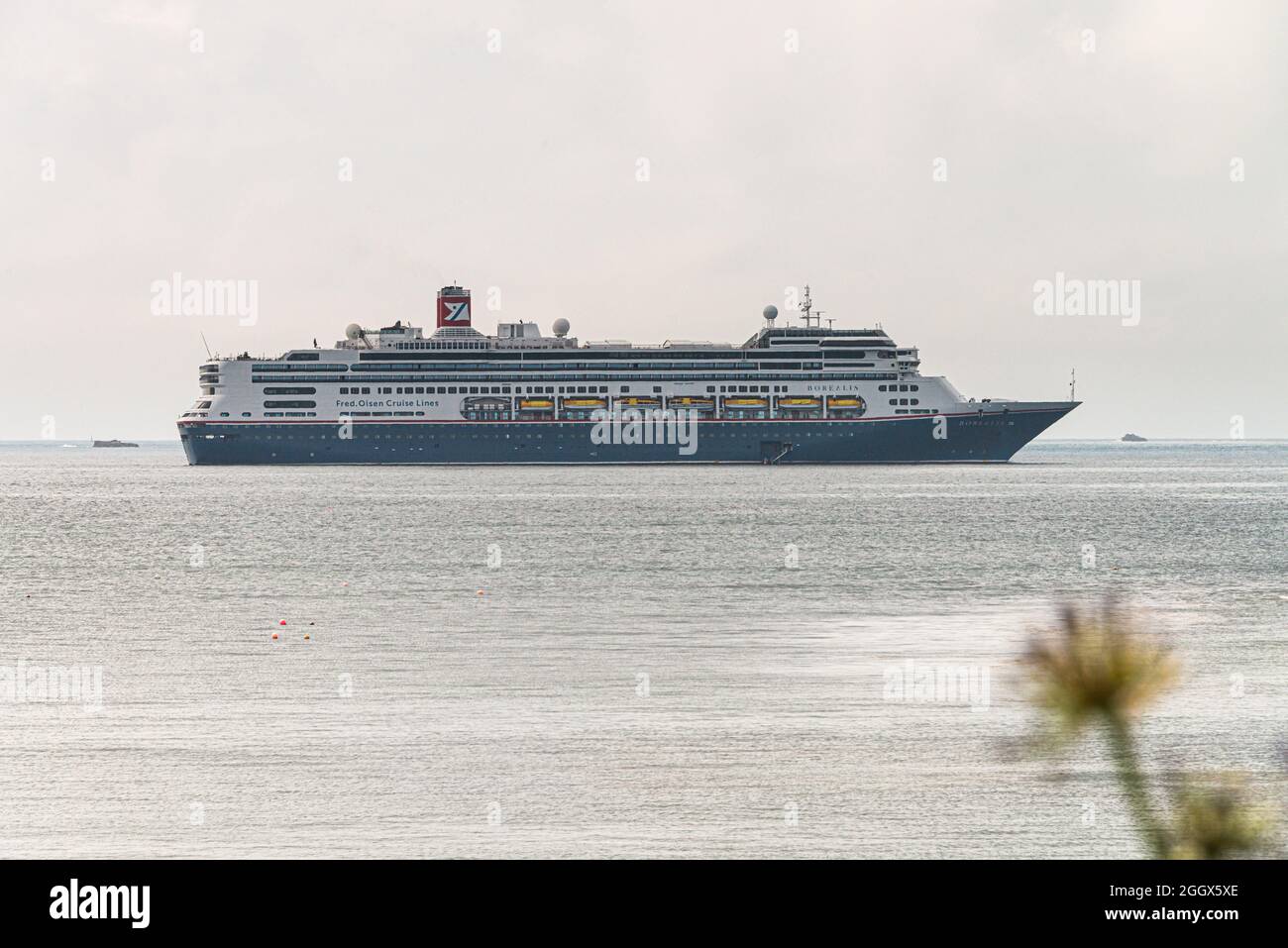 Fred Olsen Cruise Ship Borealis Maiden Voyage Stock Photo Alamy