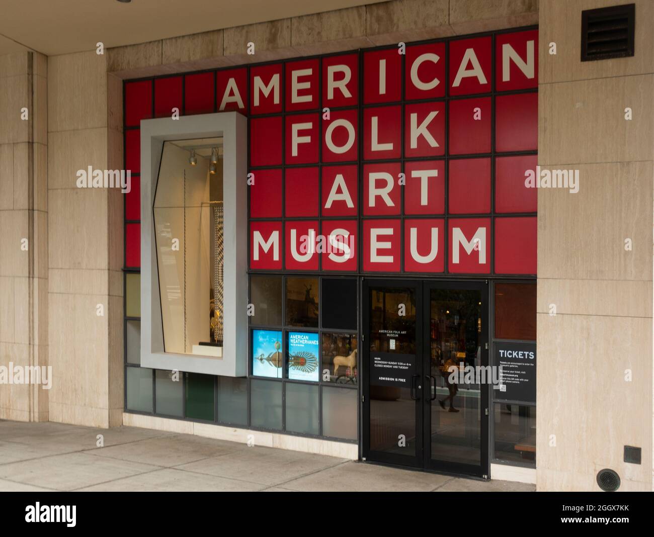 American Folk Art Museum Lincoln Square Manhattan NYC Stock Photo Alamy