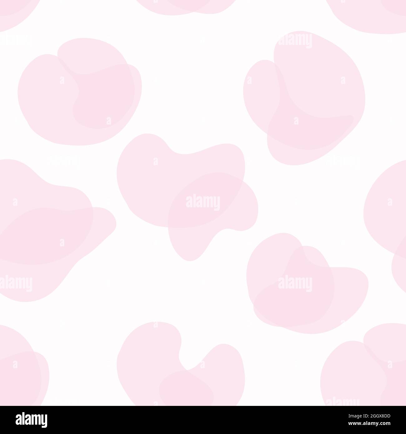 Abstract Shape Light Pink Seamless Pattern Design Stock Vector