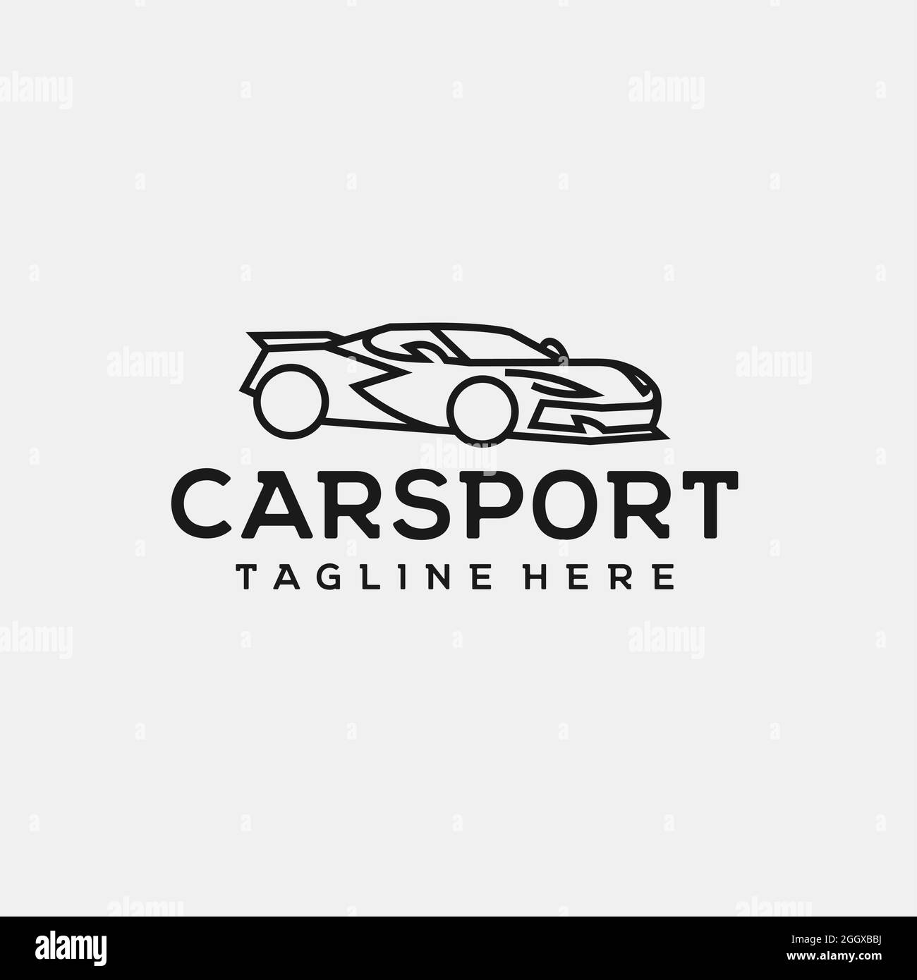 Line art car logo design vector Stock Vector Image & Art Alamy