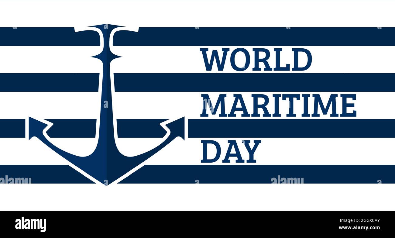 World Maritime Day Background Illustration Stock Vector Image & Art - Alamy