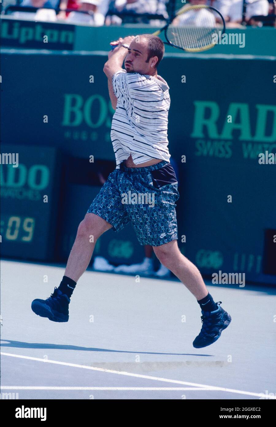 American tennis player Andre Agassi, 1990s Stock Photo