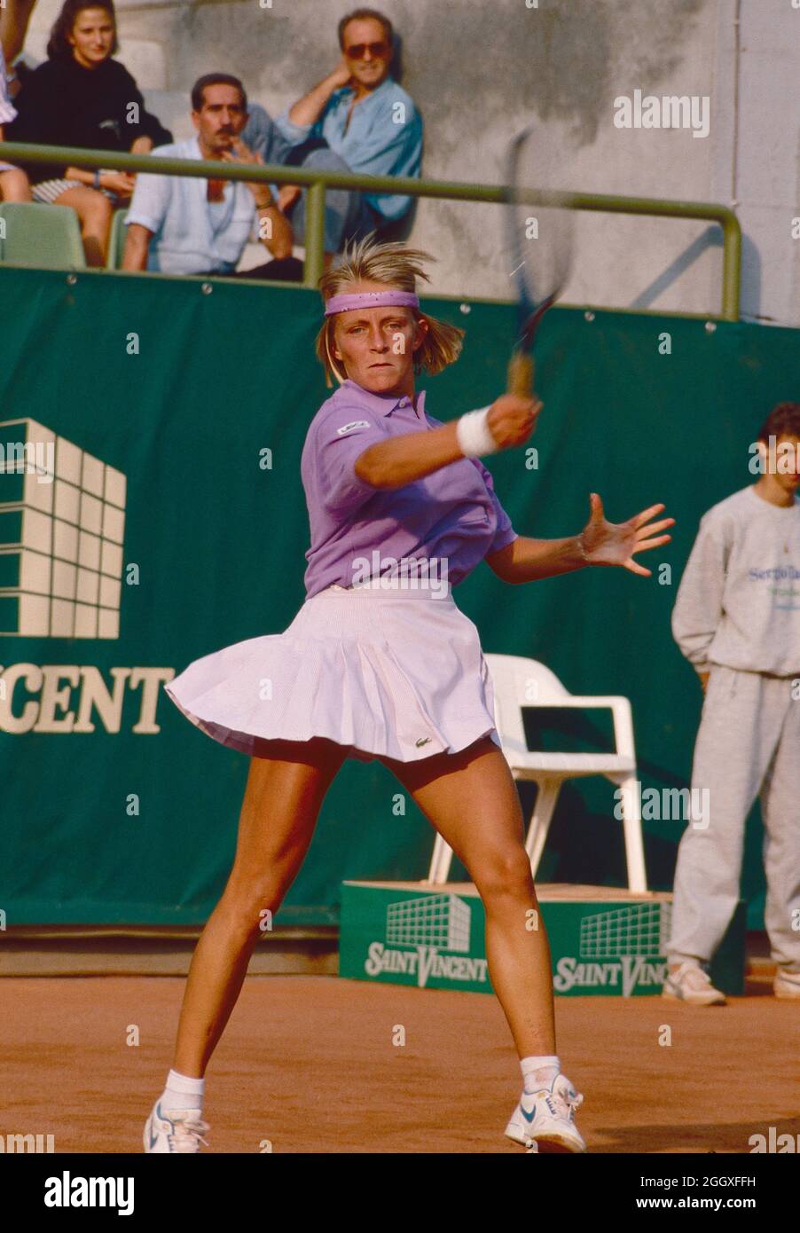 French tennis player Isabelle Demongeot, Saint Vincent 1988 Stock Photo -  Alamy