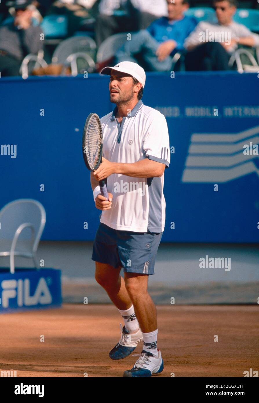Spanish tennis player Jacobo Diaz,  Rome Masters 2001 Stock Photo