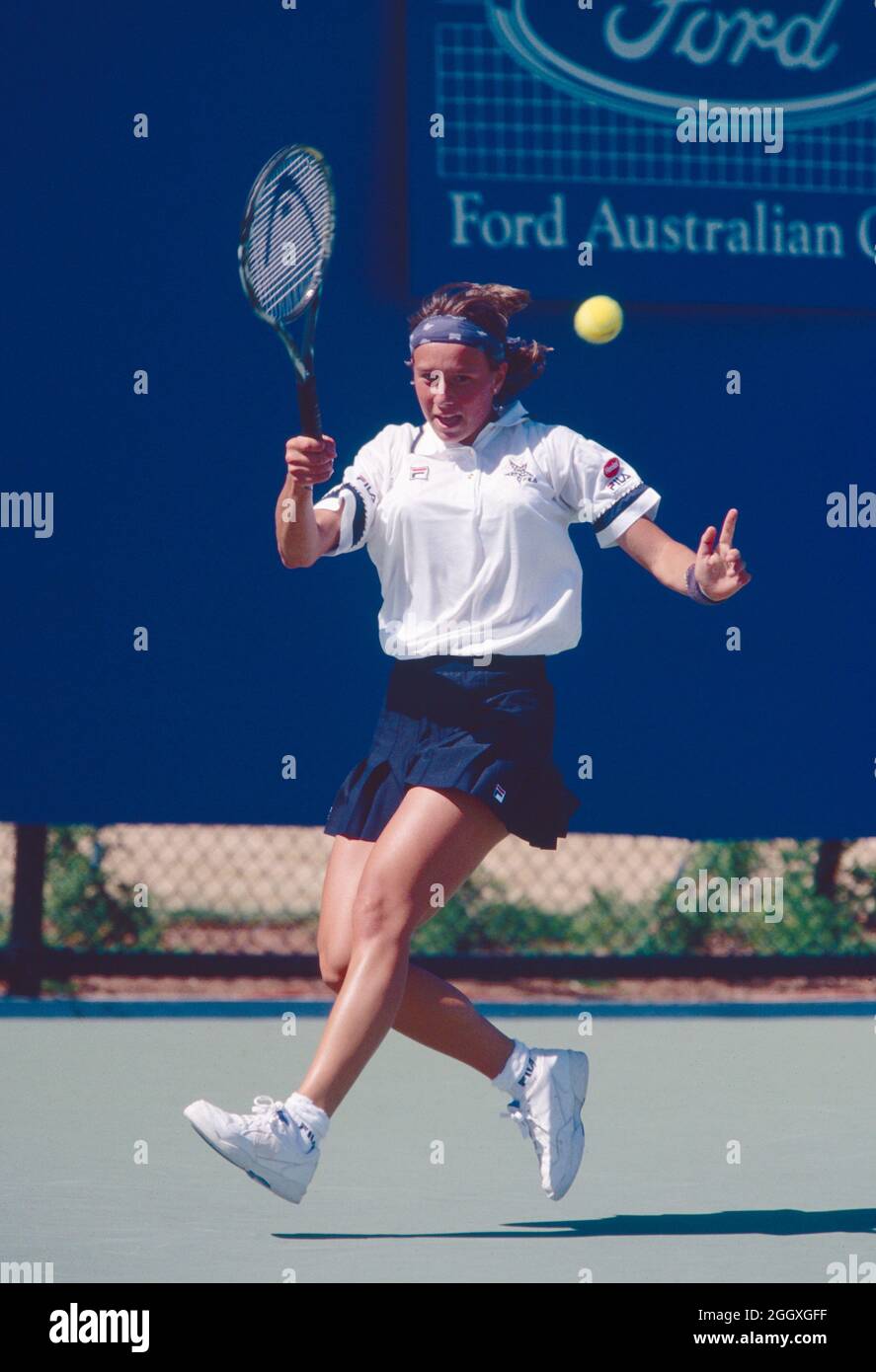 Italian tennis player Alice Canepa, 1990s Stock Photo Alamy