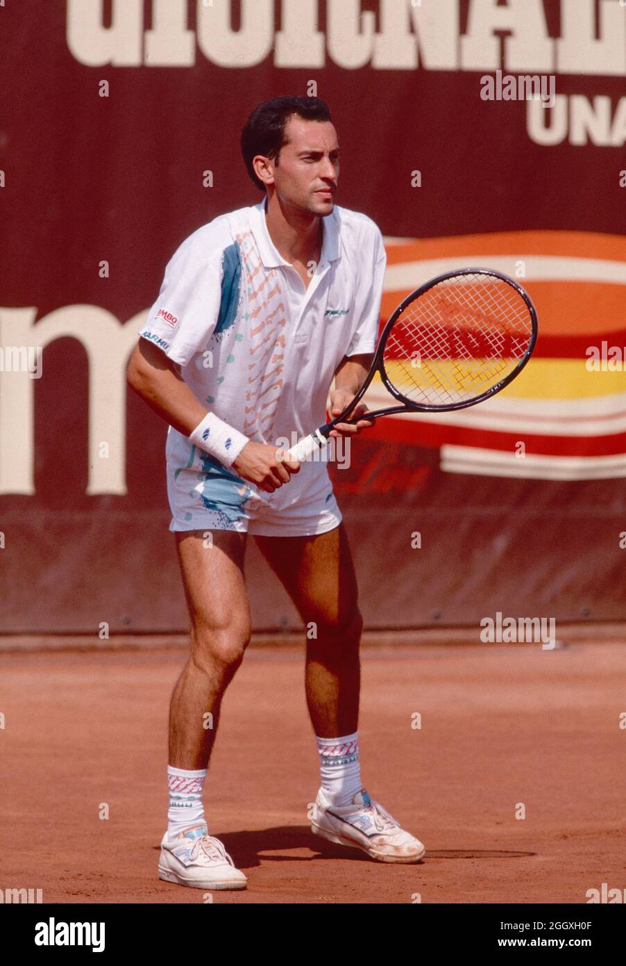 Spanish tennis player Jordy Arrese, 1991 Stock Photo - Alamy