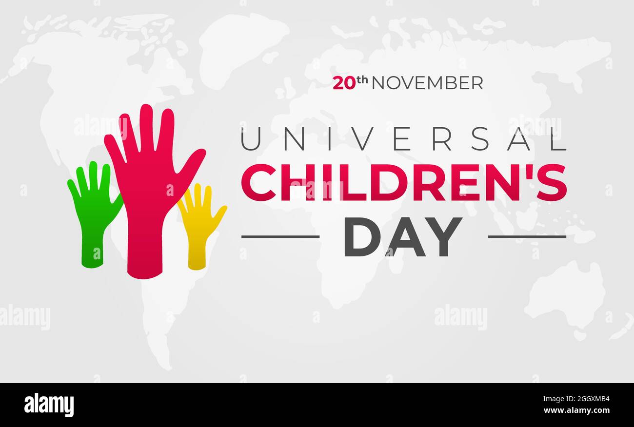 Universal Children's Day Background Illustration Stock Vector Image ...