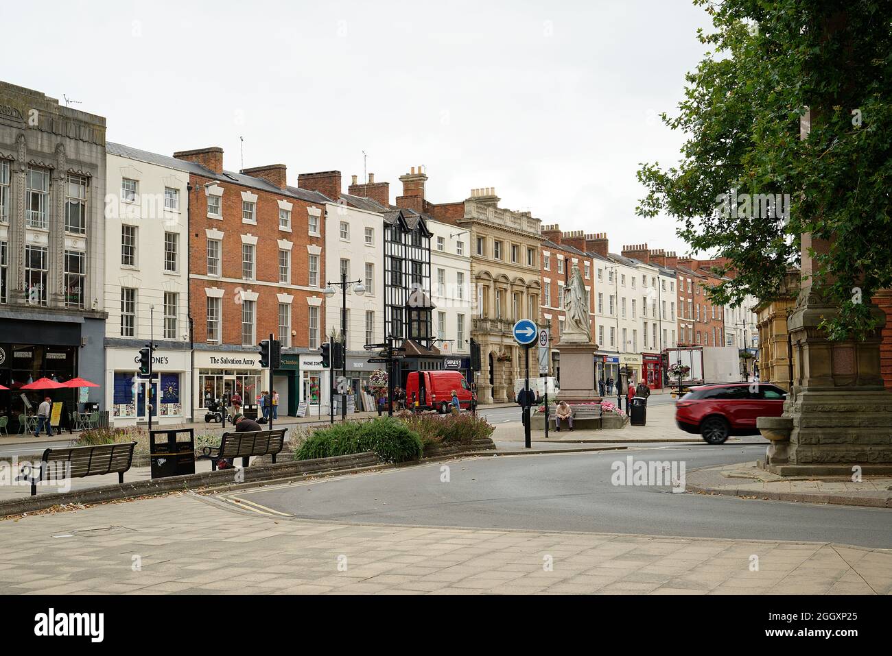 Royal Leamington Spa, Parade. Warwickshire, England Stock Photo Alamy