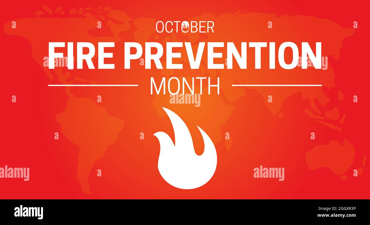 Fire prevention month Stock Vector Images Alamy