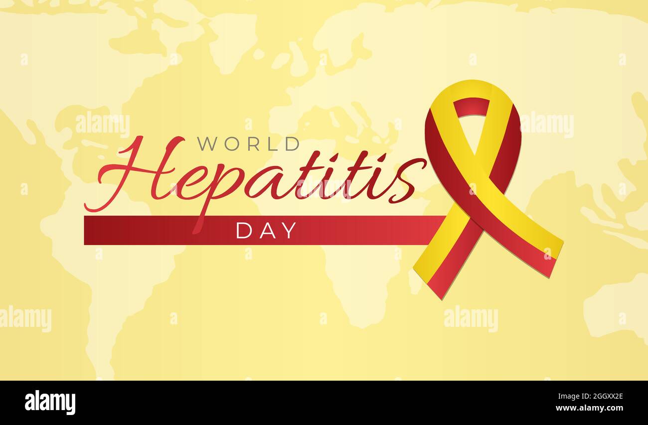 World Hepatitis Day Background Illustration Banner Stock Vector Image ...