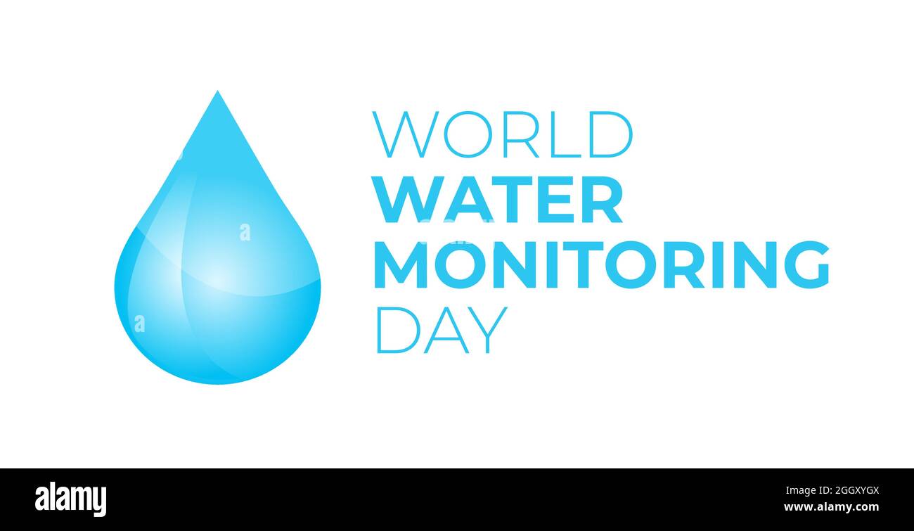 World Water Monitoring Day Isolated Logo Icon Stock Vector Image & Art