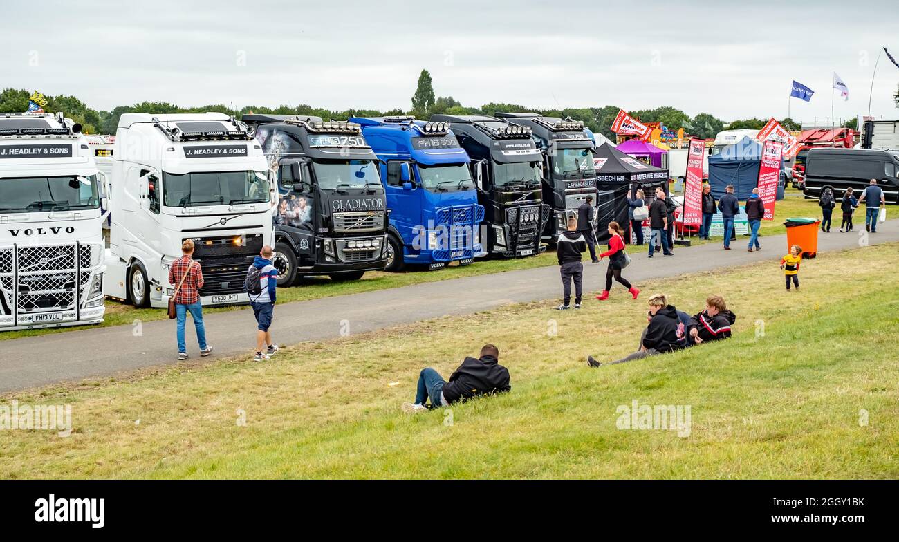 East of England Truck Fest 2021 truck festival held in Peterborough, UK