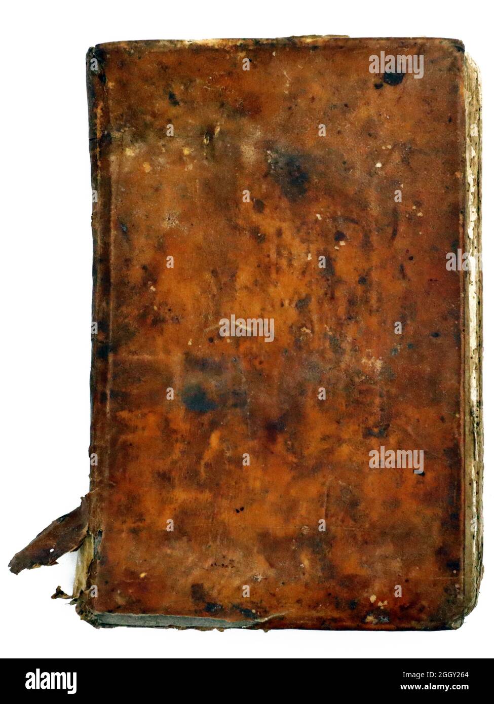 Vintage Book Cover on white background Stock Photo