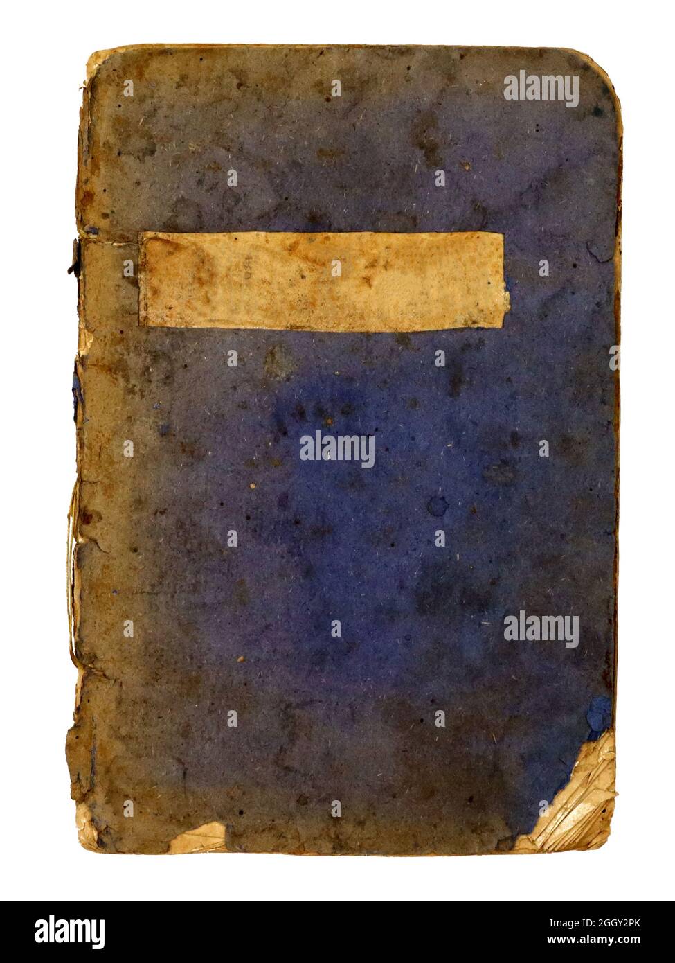 Vintage Notebook Cover on white background Stock Photo - Alamy