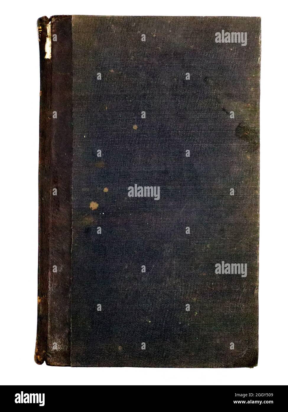 Vintage Book Cover on white background Stock Photo