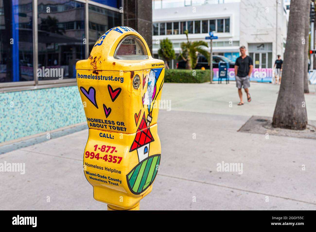 Miami, USA January 18, 2021 Florida South Beach Lincoln Road with