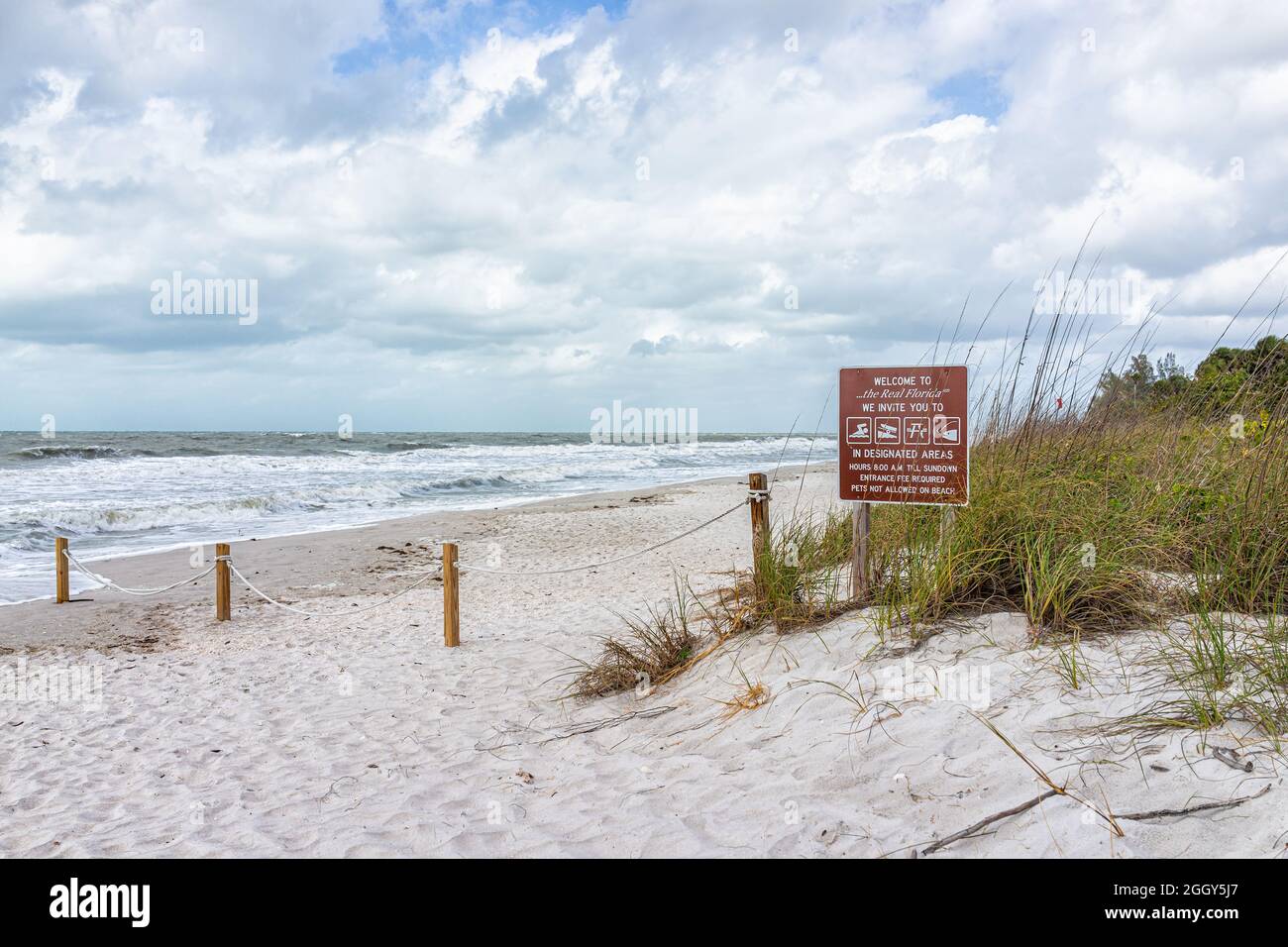 Naples, USA February 1, 2021 Vanderbilt beach in Florida city by