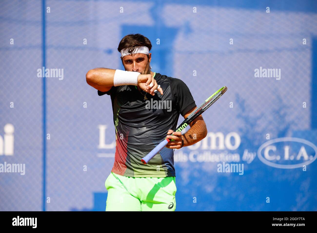 Como, Italy. 03rd Sep, 2021. Tennis Como, Como, Italy, September 03, 2021,  Gian Marco Moroni from