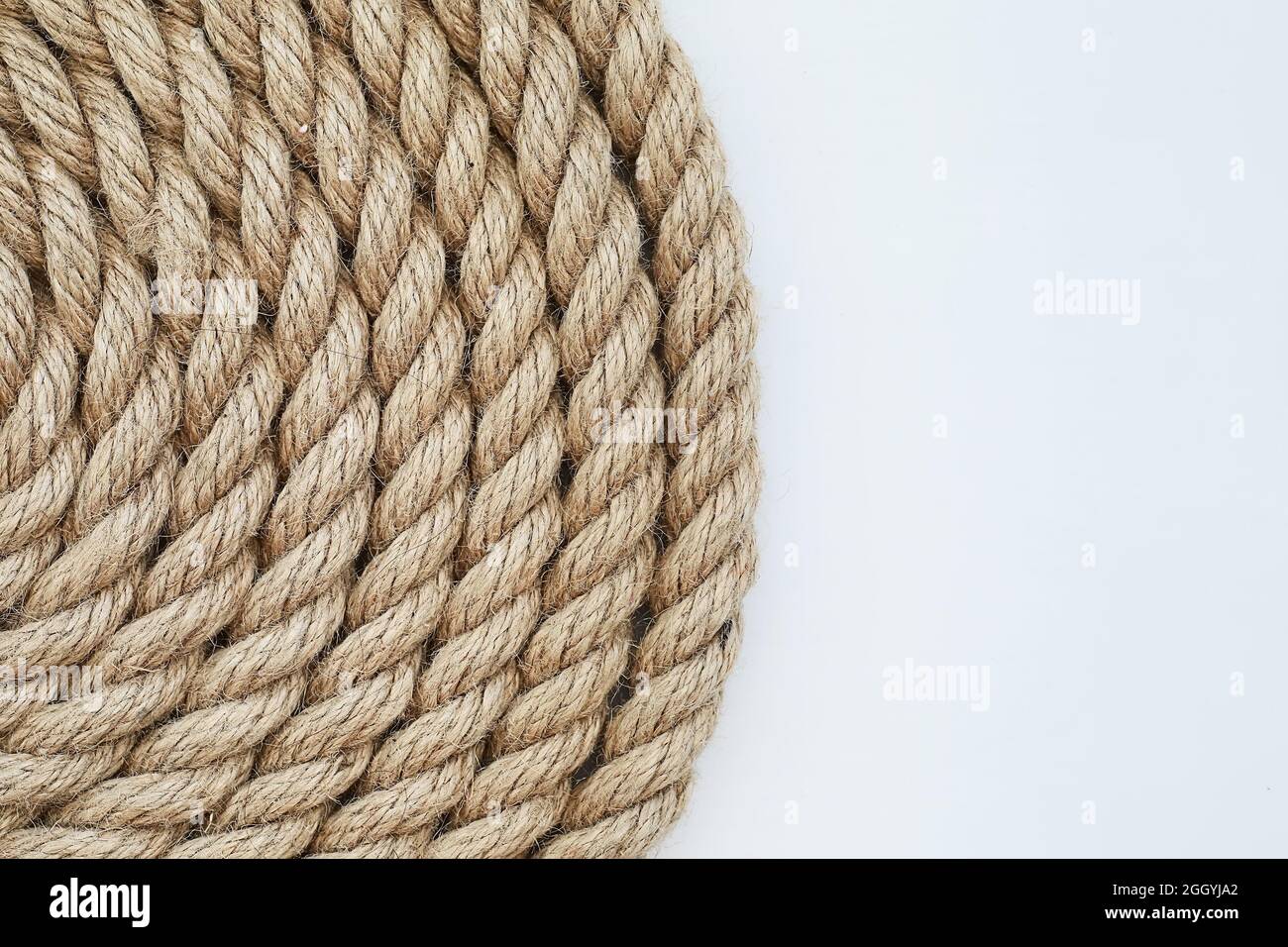 Braided Thick Rope Tied In A Skein Hemp Rope For Decoration And