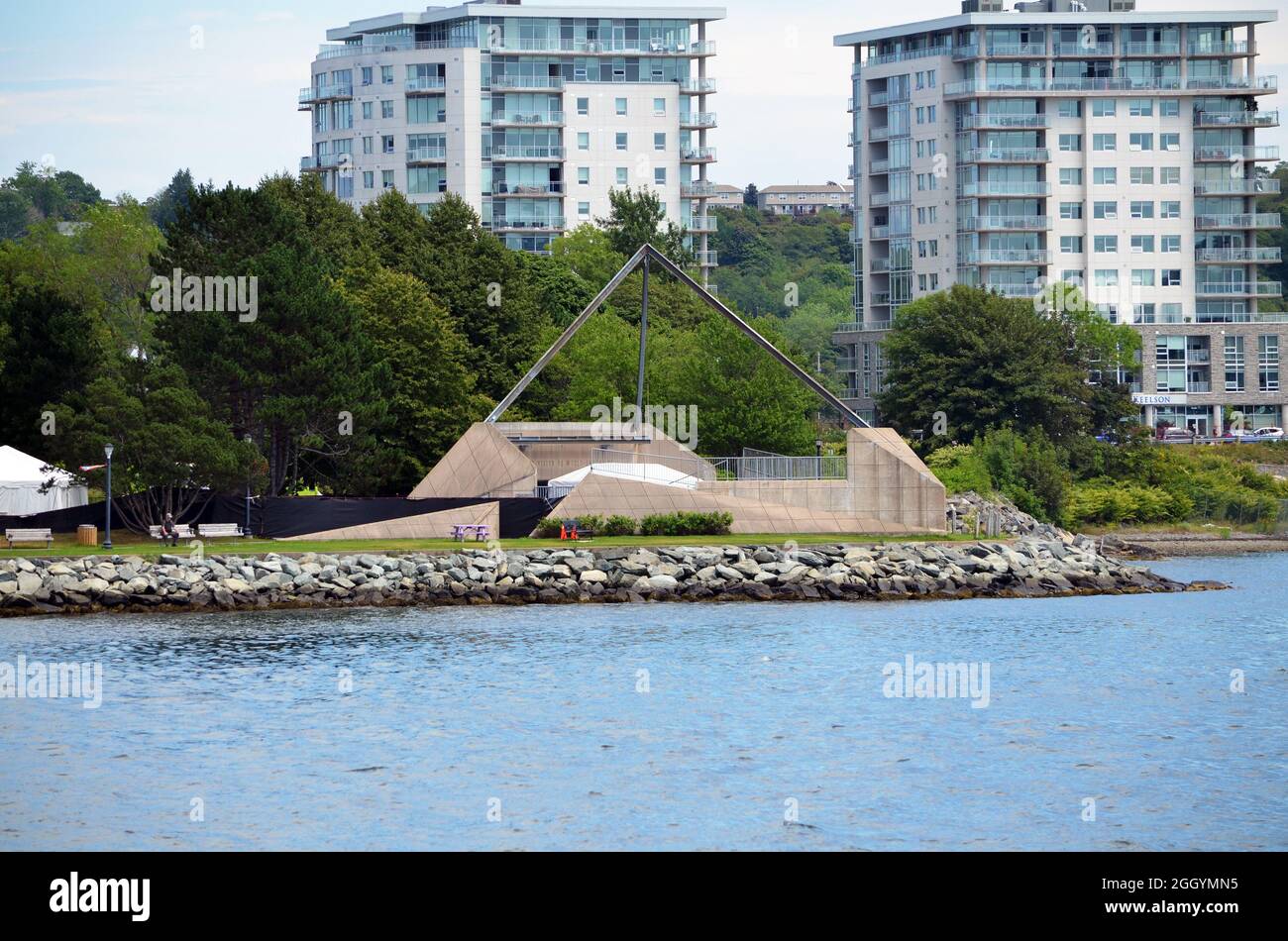 The World Peace Pavilion in on the waterfront of Dartmouth, Nova Scotia, Canada Stock Photo