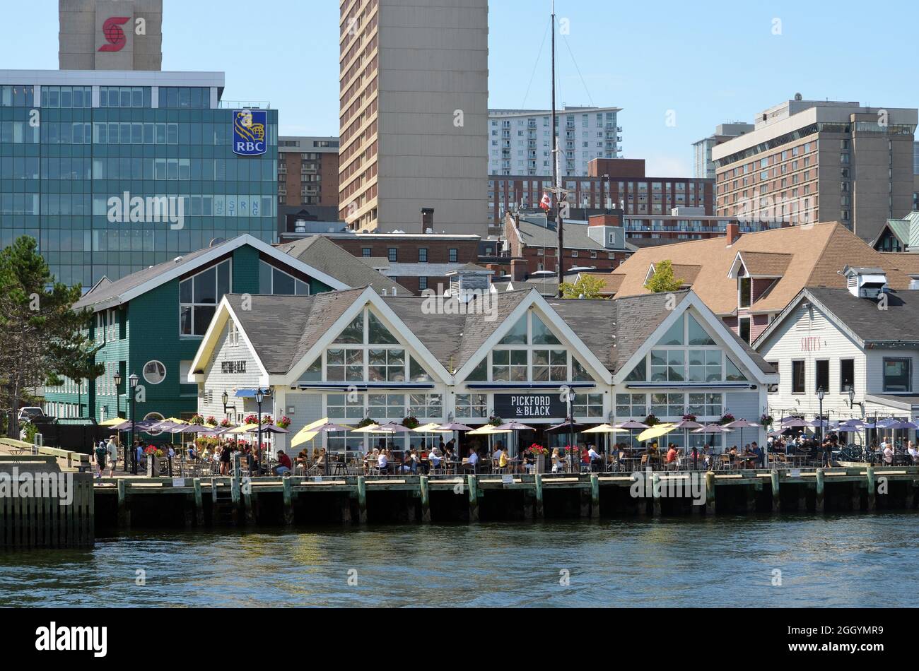 Pickford and Black restaurant on the waterfront of Halifax, Nova Scotia, Canada Stock Photo
