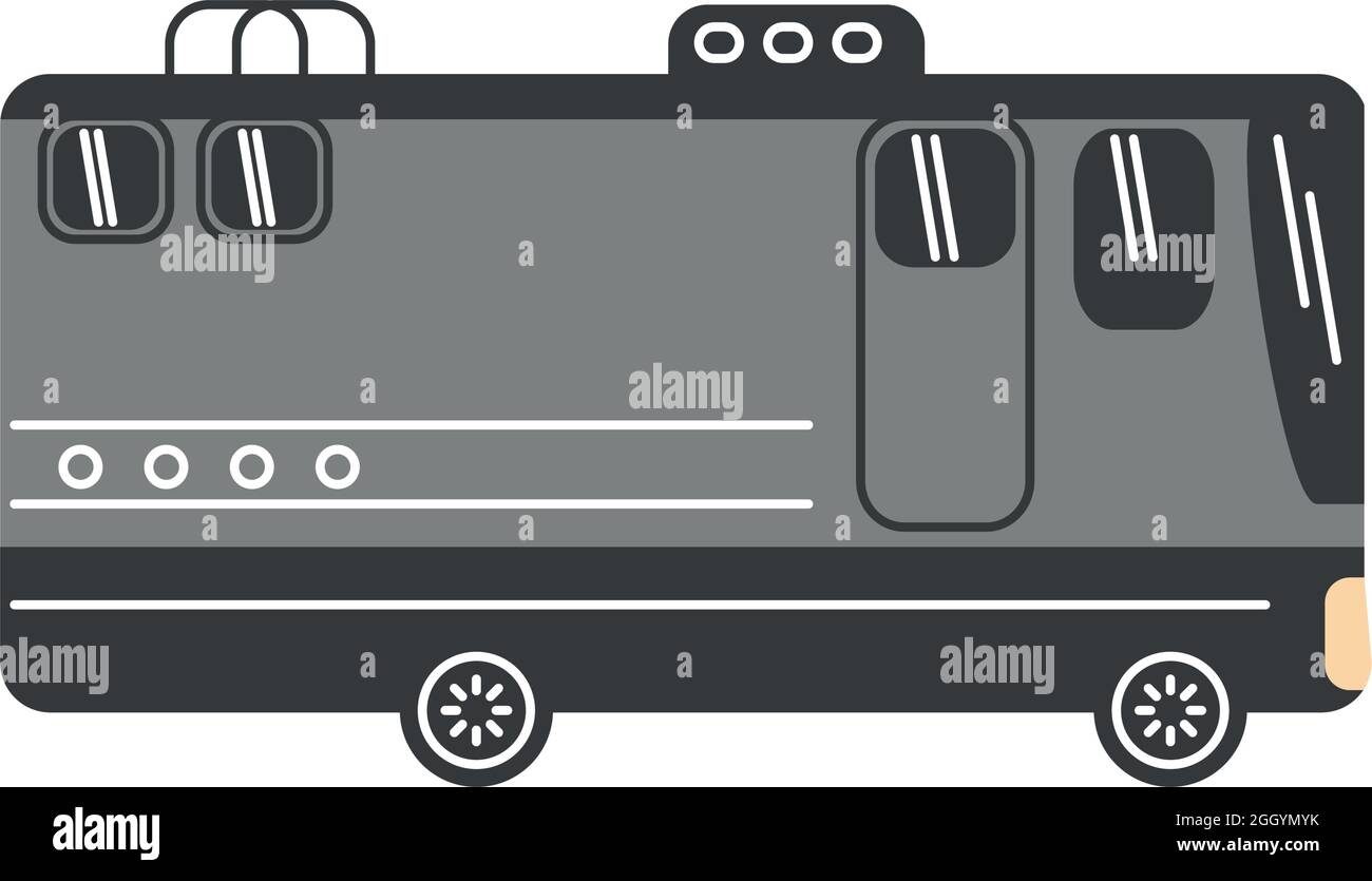 gray camper transport Stock Vector Image & Art - Alamy