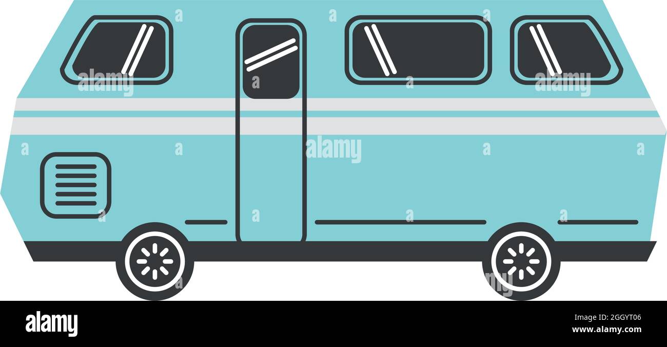 vintage camper vehicle Stock Vector Image & Art - Alamy