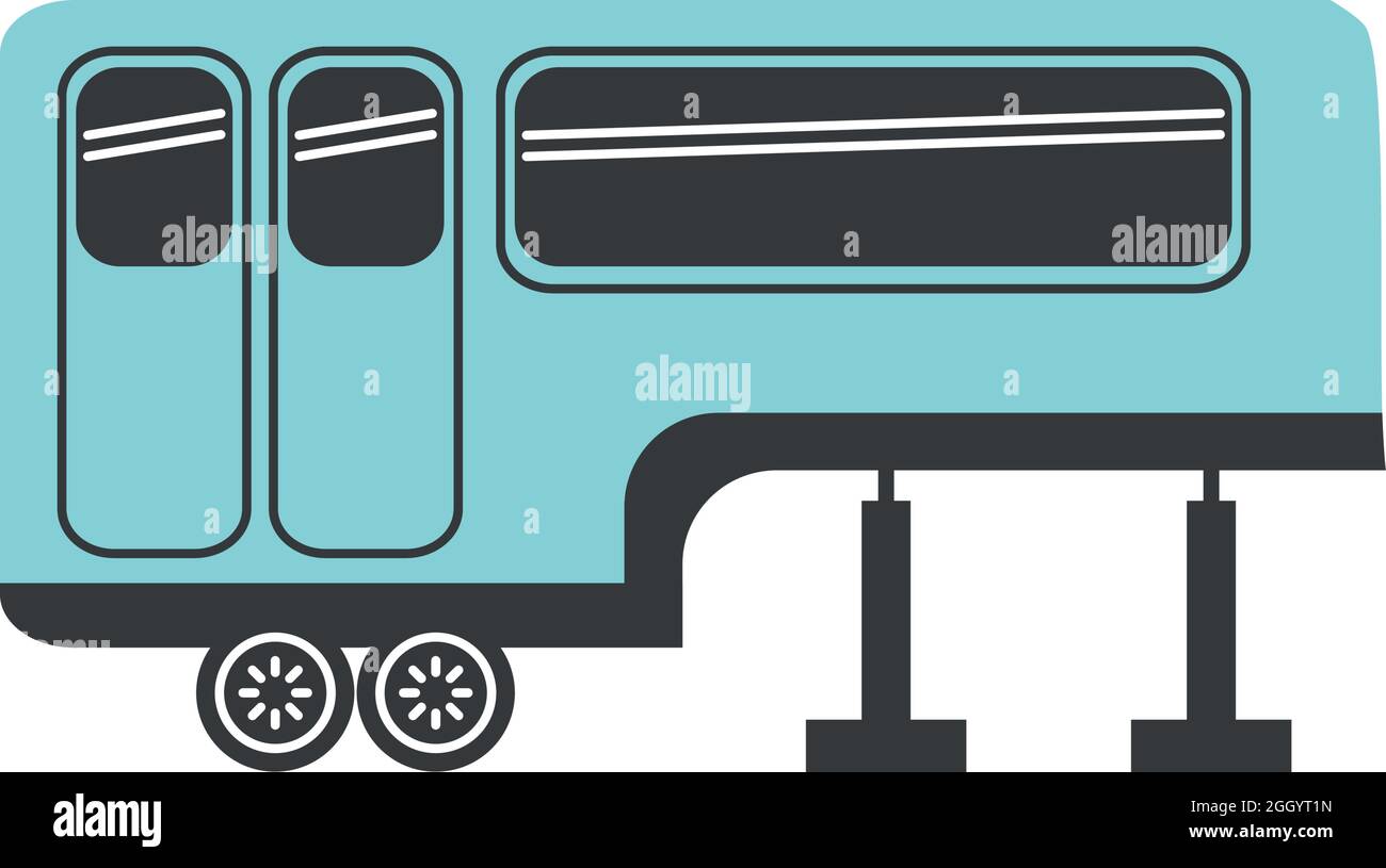 trailer for camper Stock Vector Image & Art - Alamy