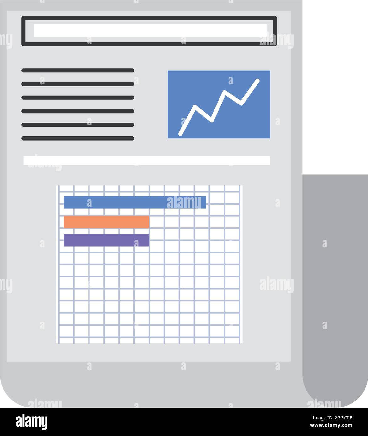 document presentation chart Stock Vector Image & Art - Alamy