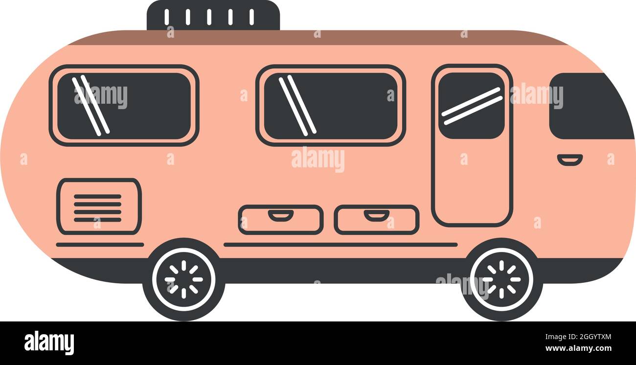 traditional camper car Stock Vector Image & Art - Alamy