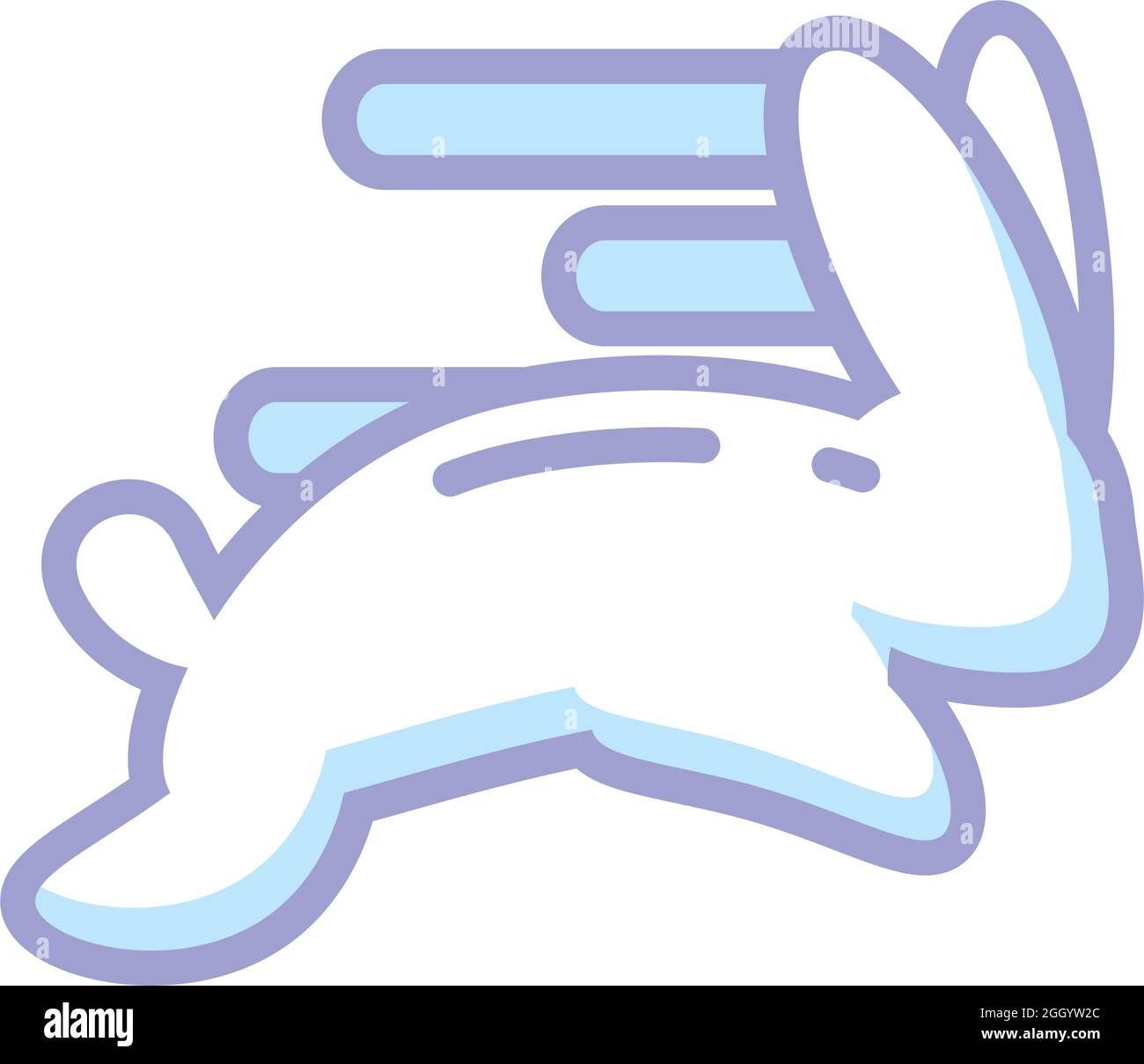 fast rabbit running Stock Vector Image & Art Alamy