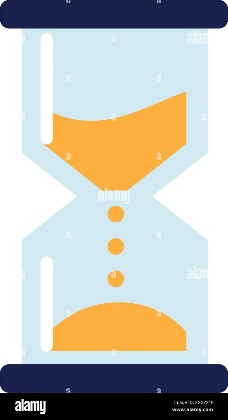 hourglass time flat icon Stock Vector Image & Art - Alamy