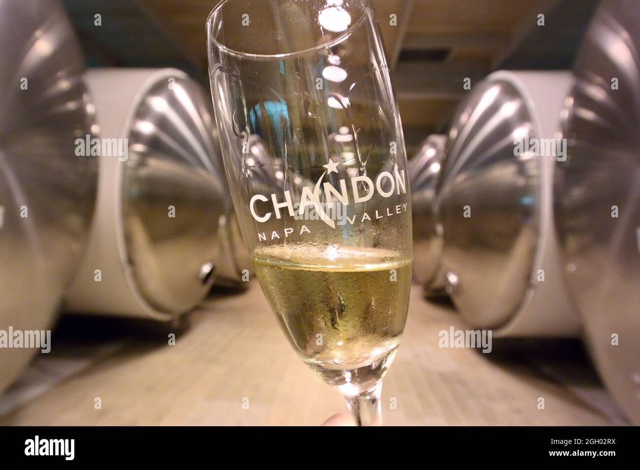 The Domaine Chandon winery by LVMH, Yountville CA Stock Photo