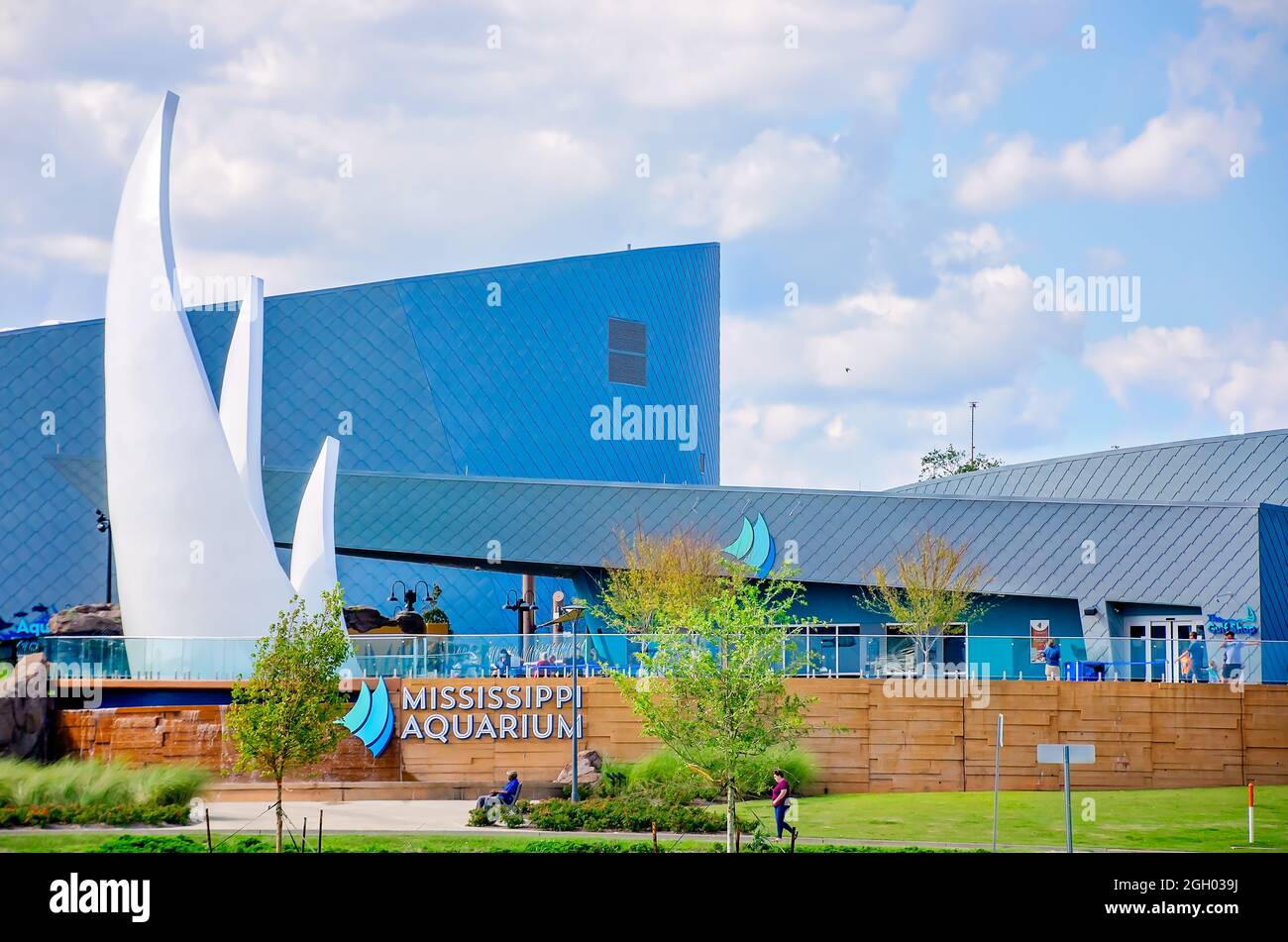 Mississippi Aquarium is pictured, Aug. 31, 2021, in Gulfport