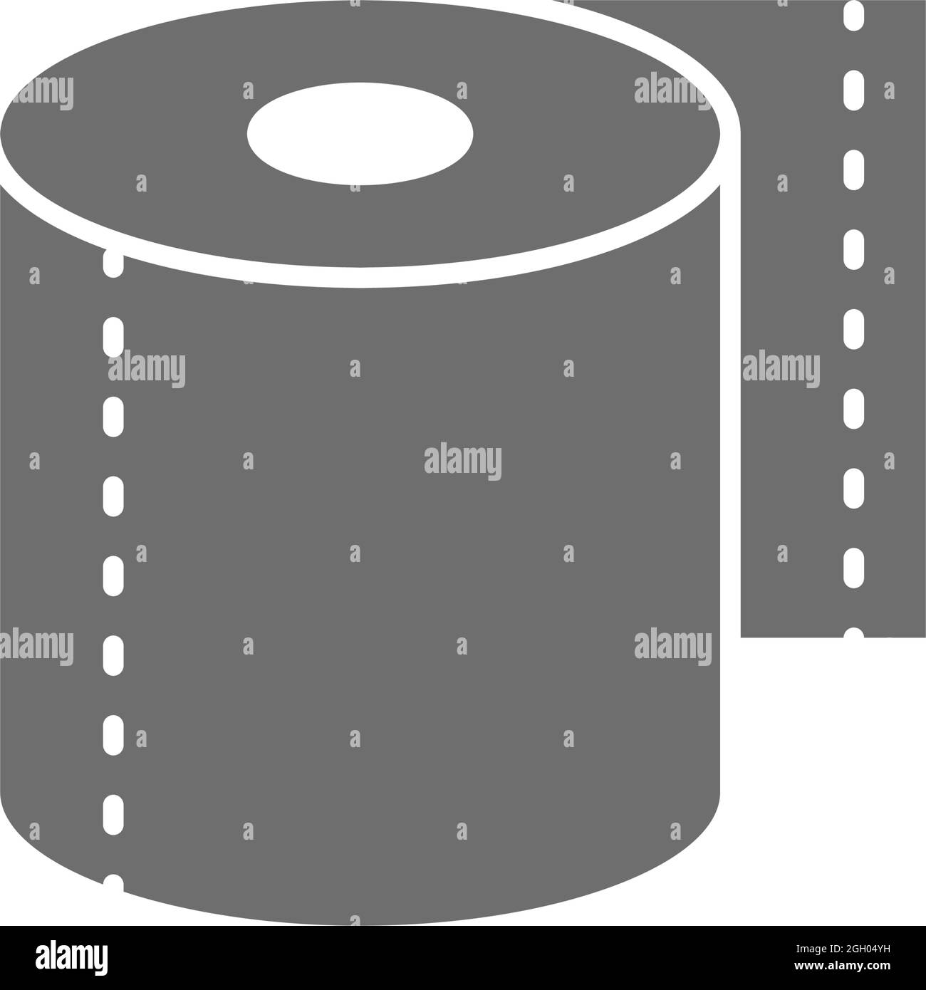 Roll of toilet paper, napkins grey icon Stock Vector Image & Art Alamy
