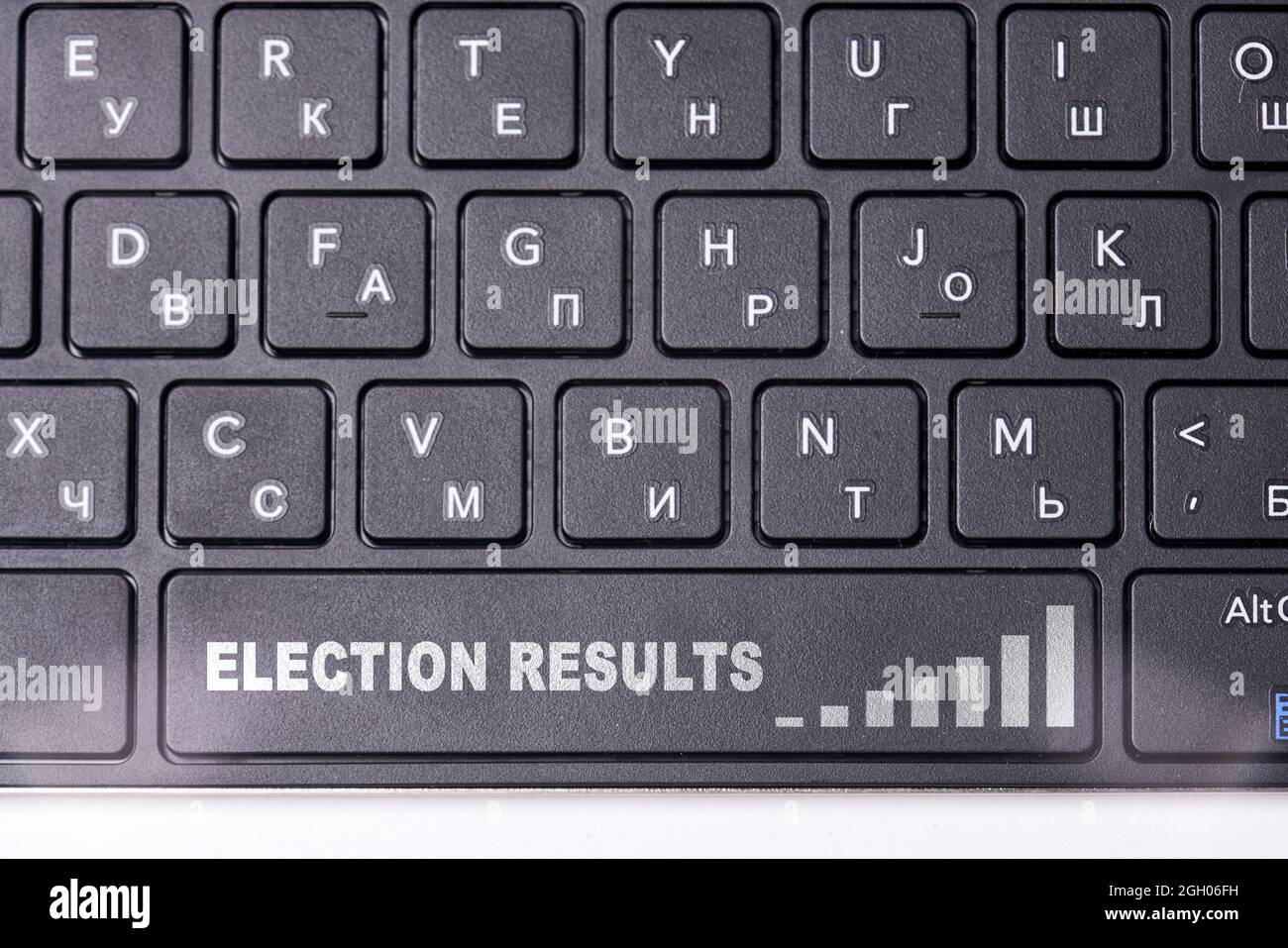 Republican Keyboard Political election results on the black keyboard Stock Photo - Alamy