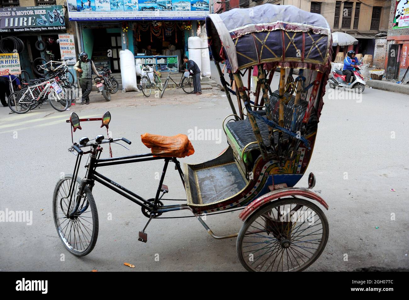 Rickshaw Stock Photo - Alamy