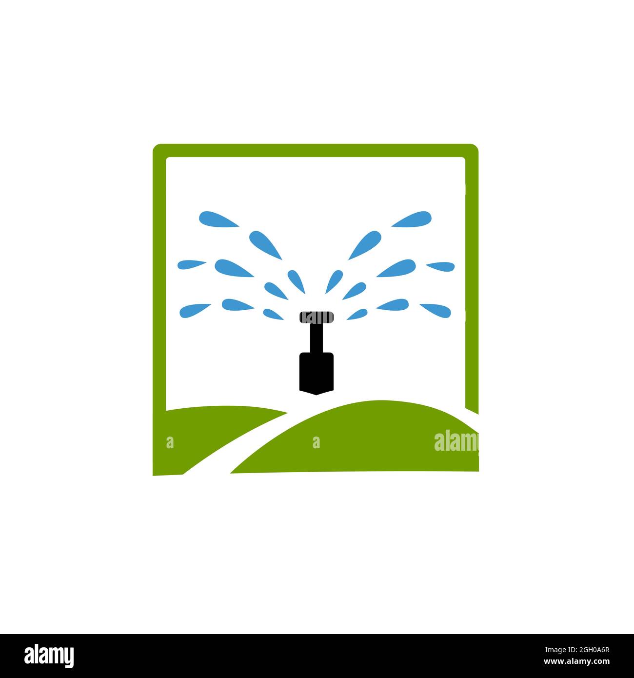 Drip irrigation system Stock Vector Images - Alamy