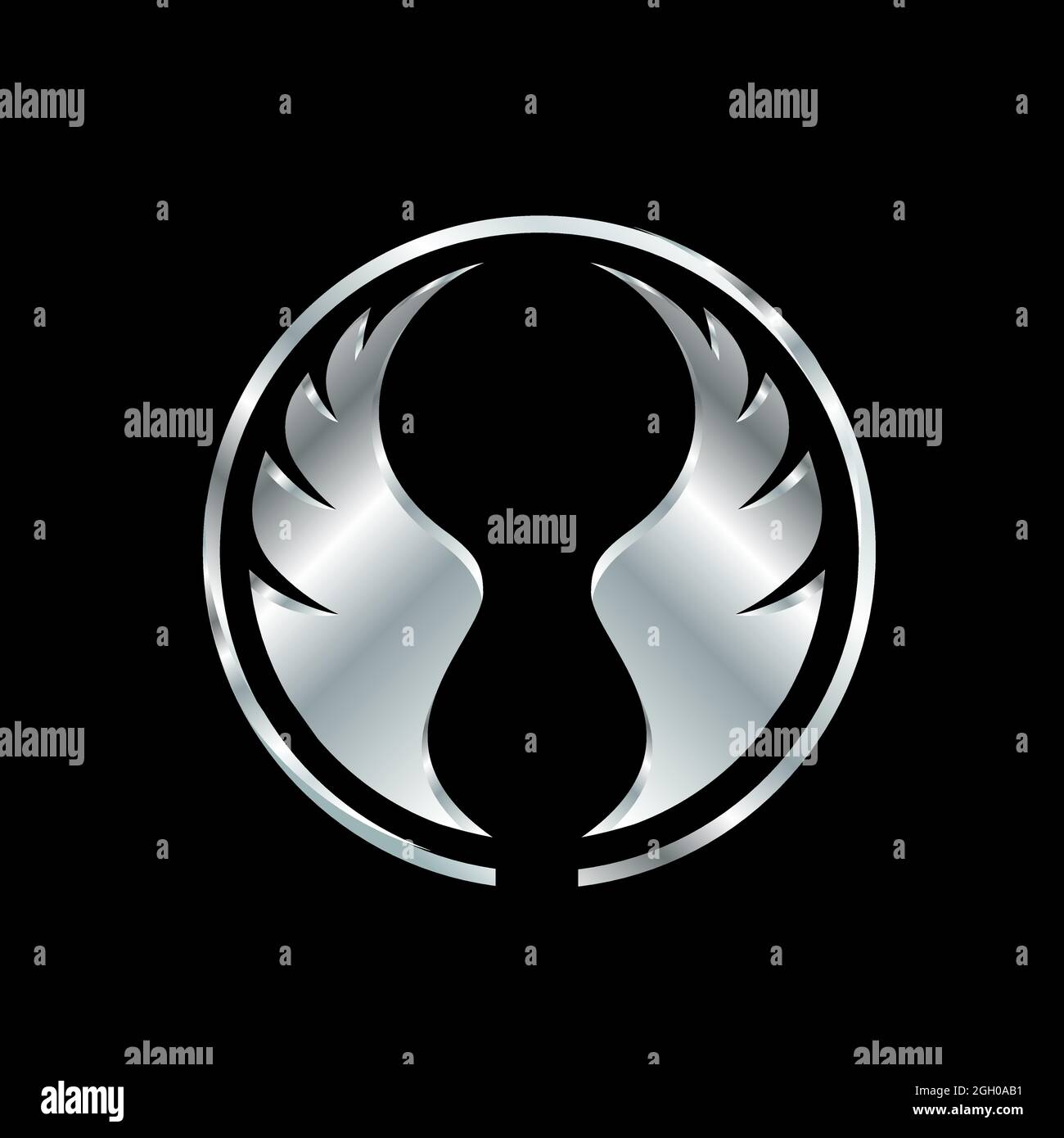 Custom Abstract Wings Logo Design Vector On The Circle Icon ...