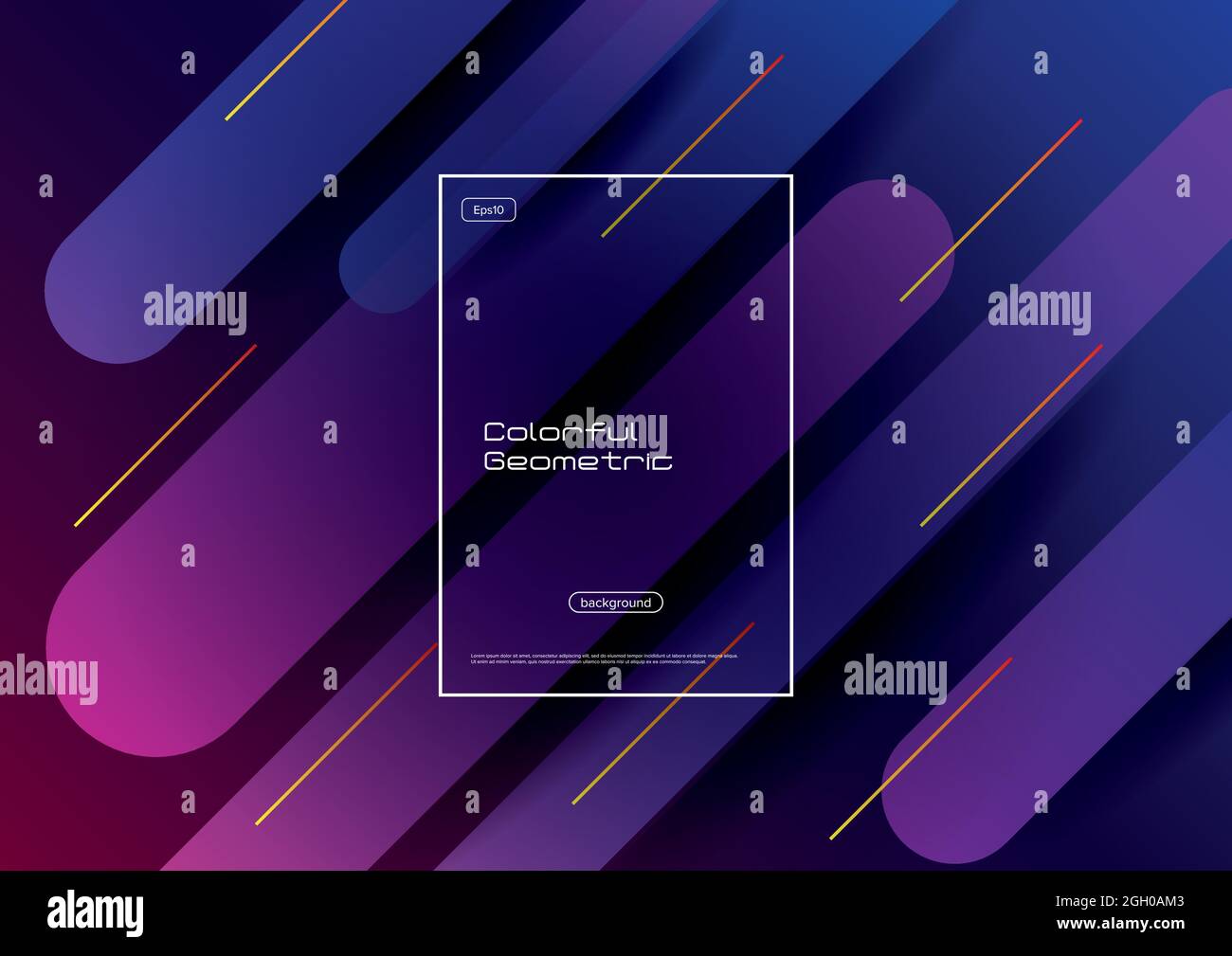Minimal geometric background. Dynamic shapes composition. Eps10 vector ...